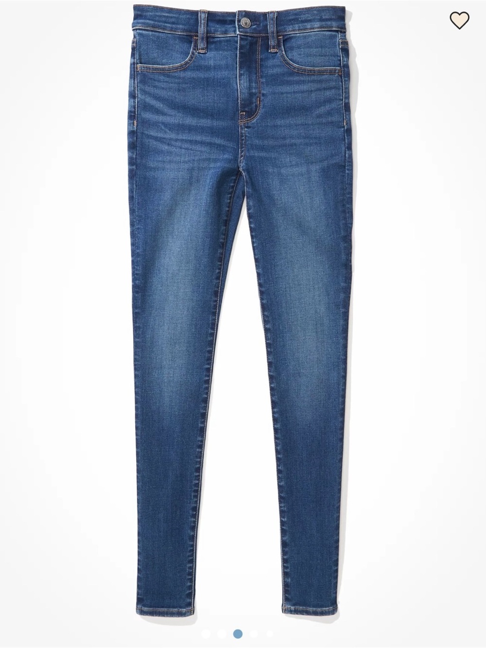 American Eagle Outfitters High-Rise Indigo Blue Women’s Jeans - Picture 3 of 16